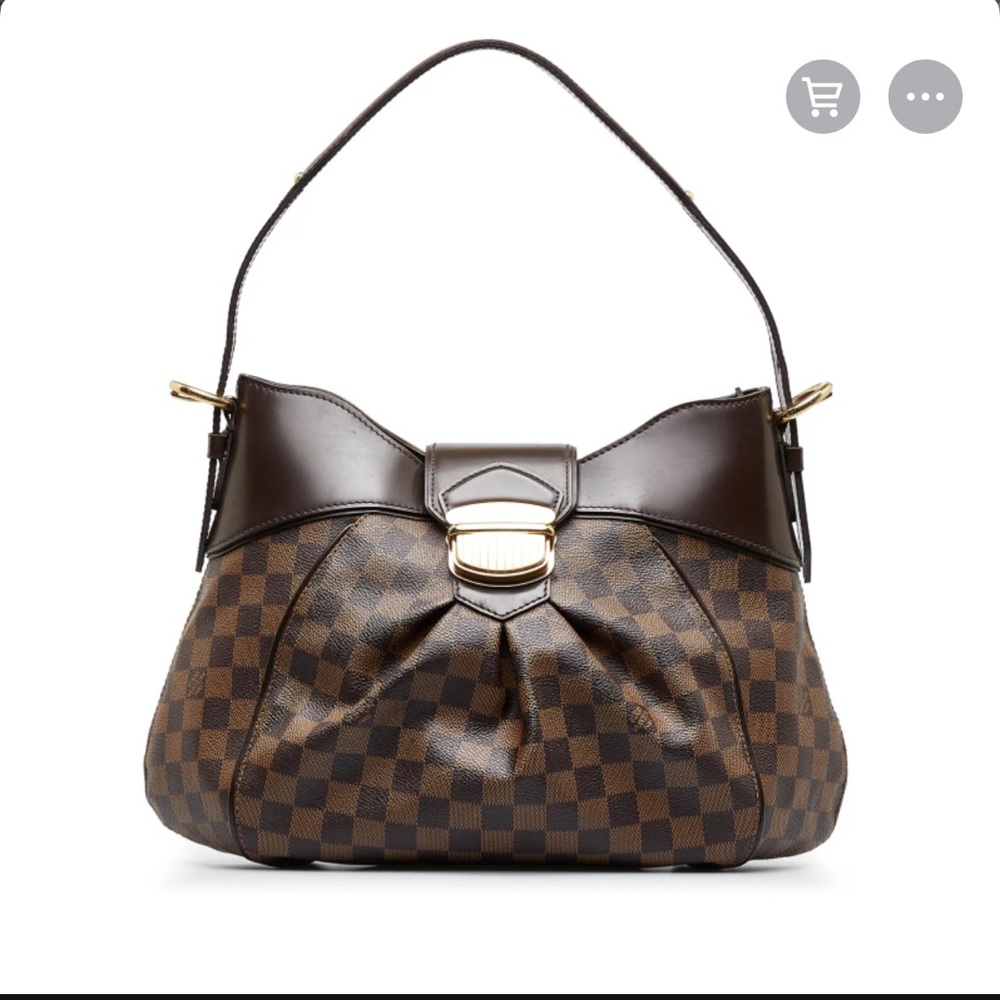 Pre-owned Louis Vuitton Damier Ebene Canvas
Sistina PM Bag